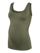 Mamalicious Mlheal Tank Top A. Khaki Green