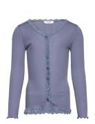 Rosemunde Kids Rkbalta Ls Regular Lace Cardigan Blå