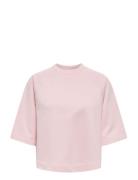 ONLY Onldasie 2/4 O-Neck Raglan Ub Cs Swt Rosa