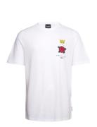 Lyle & Scott Rose And Crown Graphic T-Shirt Vit