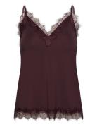Rosemunde Rwbillie Lace Strap Top Brun