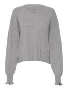 Culture Cuallida V-Neck Pullover Grå