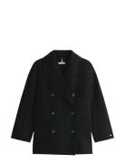 Tommy Hilfiger Df Wool Blend Reg Peacoat Svart