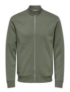 ONLY & SONS Onsceres Reg Zip Bomber Jck Noos Khaki Green