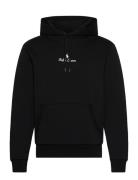 Polo Ralph Lauren Logo Double-Knit Hoodie Svart