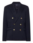 Polo Ralph Lauren Dbl Knit Wool-Blz Marinblå