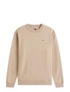 Tommy Jeans Tjm Reg S Flag Crew Ext Beige