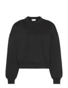 Calvin Klein A- Logo Emb French Terry Crewnec Svart