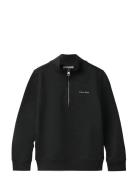 Calvin Klein Chest Inst. Logo Half Zip Svart
