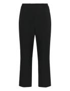 Kaffe Curve Kcsigne Hw Wide Pants Svart