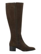 Bianco Biacarol Chelsea Knee High Boot Oily Suede Brun
