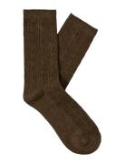 Selected Slfditte Sock Brun