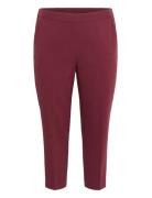 Kaffe Curve Kcsakira Cropped Pants Röd