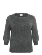 Kaffe Curve Kcletty Pullover Grå