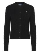 Polo Ralph Lauren Cable-Knit Wool-Cashmere Cardigan Svart