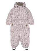 Mikk-line Polyester Junior Suit - Aop Floral Grå
