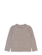 Mikk-line Merino Wool Ls Top Brun