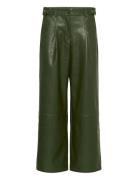 Culture Culilli Pu Pants Khaki Green