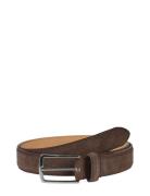 Howard London Suede Leather Belt Jack Brun