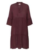 Kaffe Kamarianah Amber Dress Burgundy