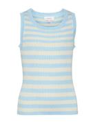 Vero Moda Girl Vmfiji Sl U-Neck Top Ga Girl Blå