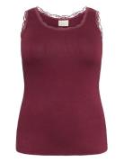 Kaffe Curve Kcomia Top Burgundy