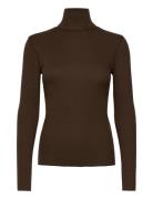 Polo Ralph Lauren Stretch-Blend Turtleneck Brun