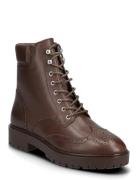 Lauren Ralph Lauren Smooth Calf-Alysn Lup Pr-Bo-Bte Brun