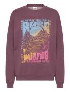 Roxy Lineup Over D Crew Burgundy