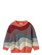 Wheat Jaquard Pullover Knud Röd