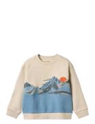 Wheat Sweatshirt L/S Print Steff Kräm
