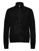HOLZWEILER Atlantic Hairy Zip Cardigan Svart
