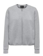 ONLY Onljudith Life O-Neck Scuba Jacket Otw Grå