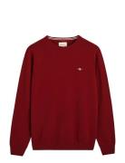 GANT Superfine Lambswool C-Neck Röd