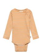 Petit Piao Body L/S Modal Striped Gul