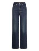 Levi's® Ribcage Full Length Apply Now Marinblå