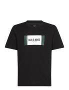Jack & J S Jjhayato Tee Ss Crew Neck Jnr Svart