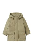 Lil'Atelier Nmmlamedow03 Puffer Long Jkt Fo Lil Grön