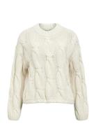 Object Objbay L/S Lo Knit Pullover E Pa 25 Kräm