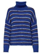 ONLY Onlmisty Life Ls Rollneck Knt Blå