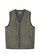 Mads Nørgaard Quilt Max Vest Khaki Green