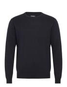 Sebago Cotton Cashmere Crew Knit Marinblå