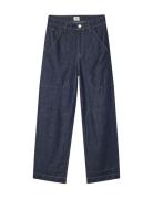 Mads Nørgaard Cosy Denim Bonnie Pants Marinblå