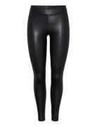 Pieces Pcnew Shiny Leggings Jrs Noos Svart