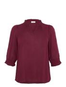 Kaffe Curve Kckiv Ami Blouse Röd