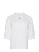 Calvin Klein Jeans Ss Woven Label Over D Tee Vit