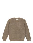 En Fant Pullover Knit Khaki Green