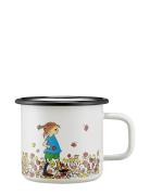 Muurla Pippi Enamel Mug Be More Pippi 3,7Dl Vit
