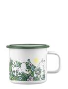 Muurla Moomin Enamel Mug In The Garden 3,7Dl Vit