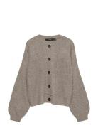Vero Moda Vmlea Ls O-Neck Cardigan Noos Beige
